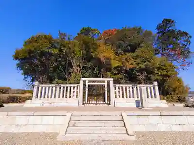 天武天皇・持統天皇陵（檜隈大内陵）のお墓