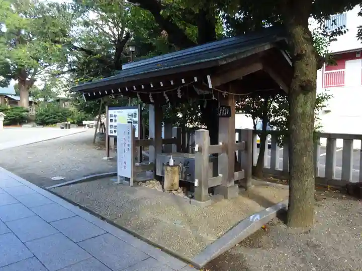 伊勢原大神宮の手水舎