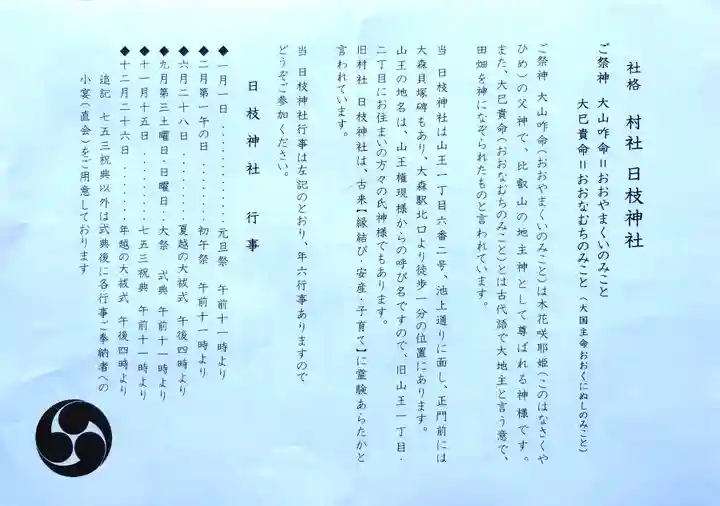 大森山王日枝神社(東京都)