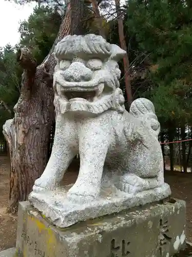 網走神社の狛犬