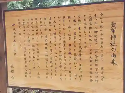 賣布神社の歴史