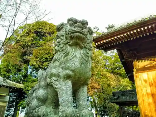 神明社（谷田神明社）の狛犬