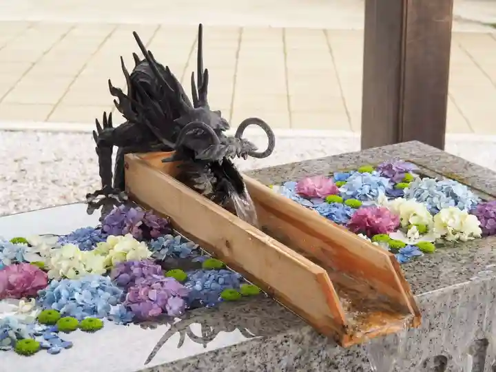 川越八幡宮の手水舎