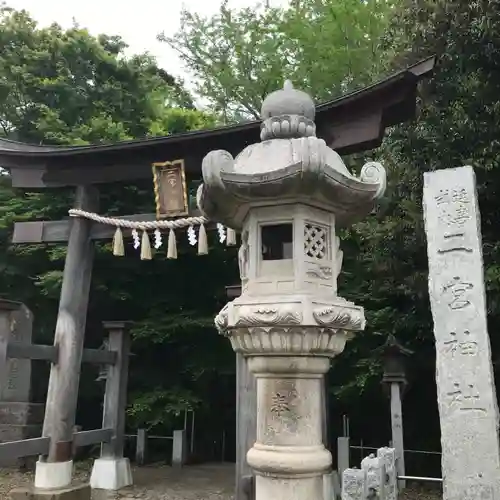 下総国三山　二宮神社の鳥居