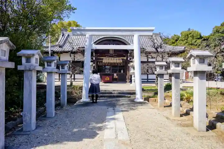 比佐豆知神社の本殿・本堂
