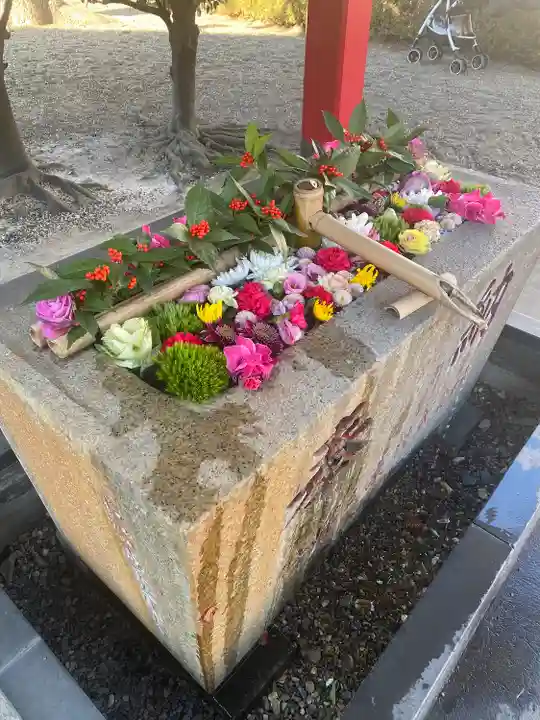 元郷氷川神社の手水舎
