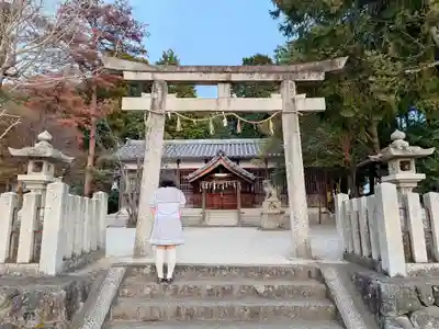 久米御縣神社の鳥居