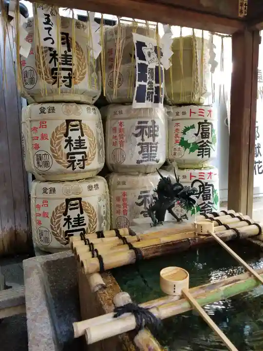 錦天満宮の手水舎