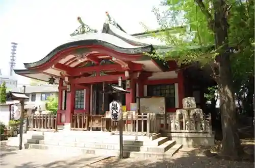 市谷亀岡八幡宮の本殿・本堂