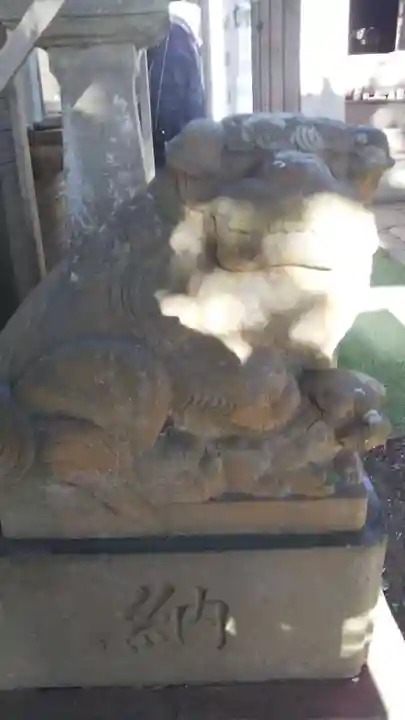 高津比咩神社の狛犬