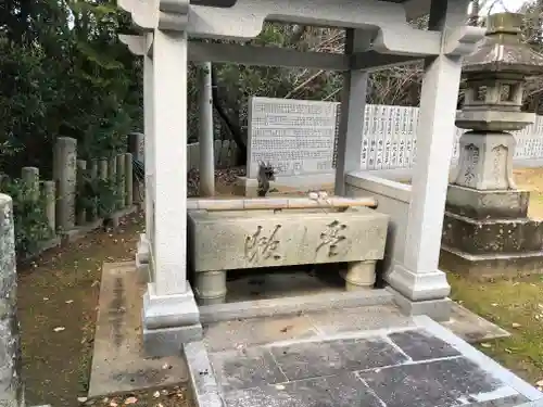 宇閇神社の手水