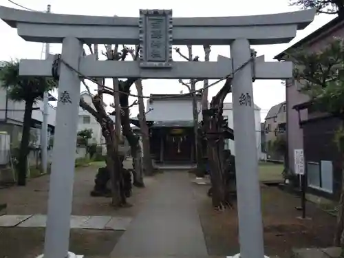 胡録神社の鳥居