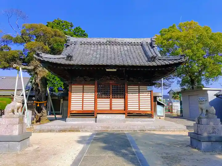 矢田神社の本殿・本堂