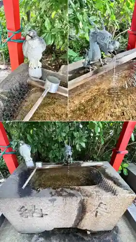 函館厳島神社の手水舎