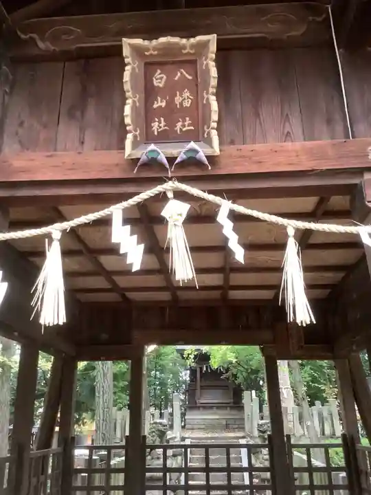 八幡社(白山社八幡社)の本殿・本堂