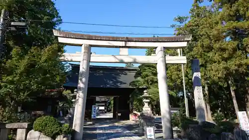 甲斐國一宮 浅間神社の鳥居