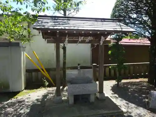 須走護國神社の手水