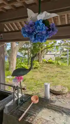 釧路一之宮 厳島神社の手水舎