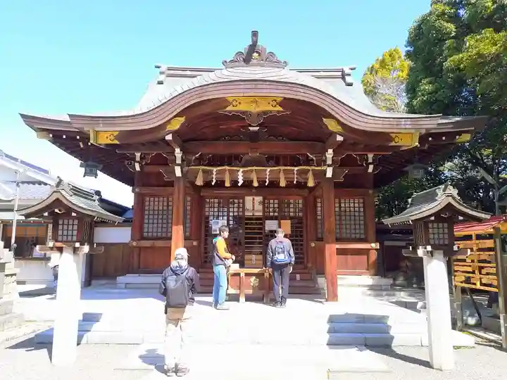 片山八幡神社の本殿・本堂