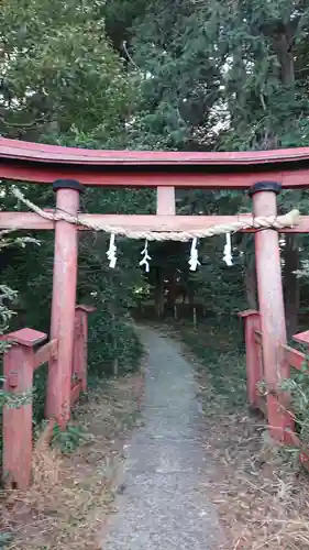 井出上神社の鳥居