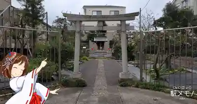 川端稲荷神社の鳥居