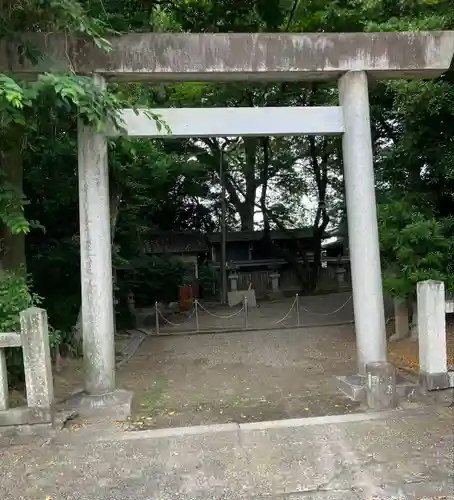 神明社（祖父江神明社）の鳥居