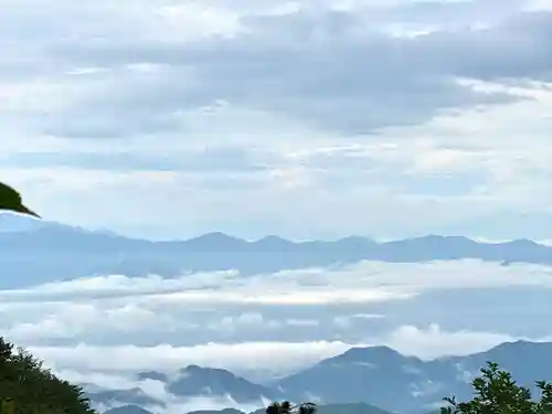 飯縄神社 奥社の景色