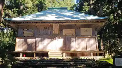 平泉寺白山神社の本殿・本堂