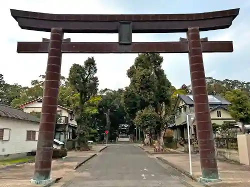 都萬神社の鳥居