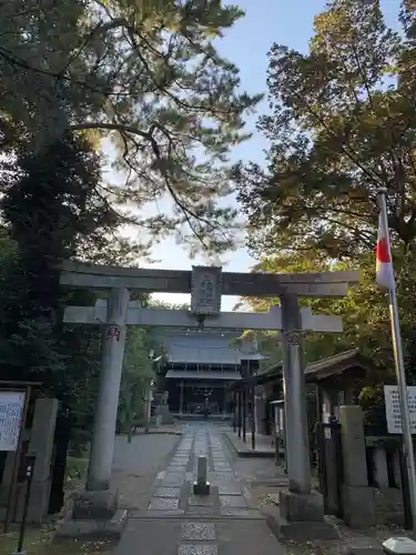 忍　諏訪神社・東照宮　の鳥居