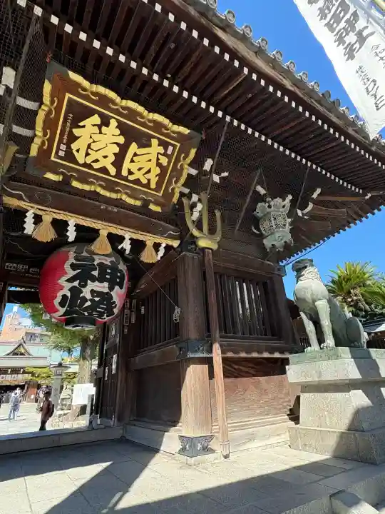 櫛田神社の狛犬