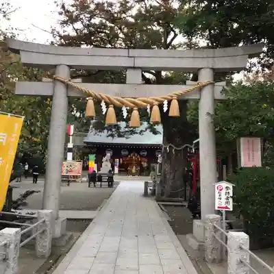 新田神社の鳥居