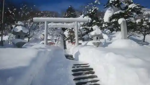 夕張神社の鳥居