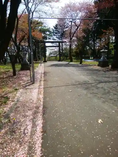 公園八幡宮の庭園