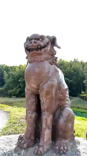 安仁神社の狛犬