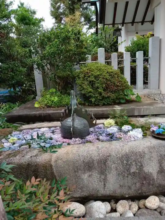 徳王稲荷社・金刀比羅社の手水舎