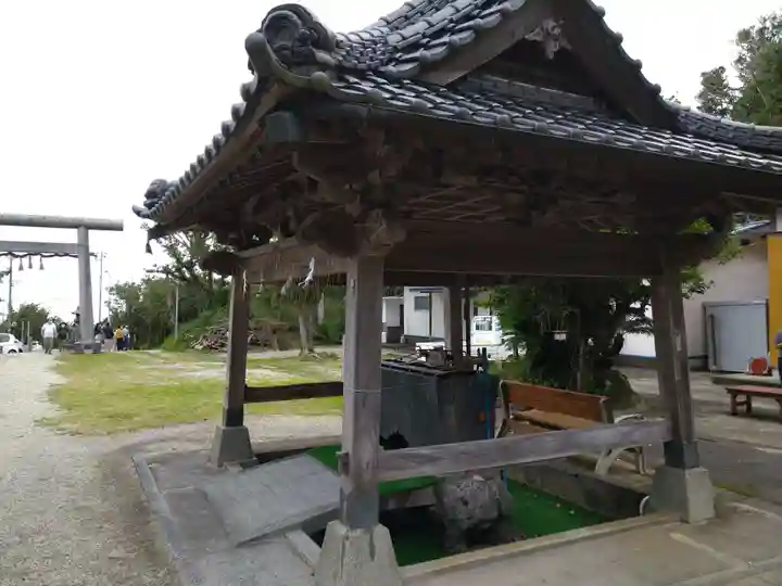 洲崎神社の手水舎