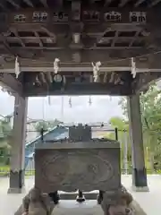 武州柿生琴平神社の手水