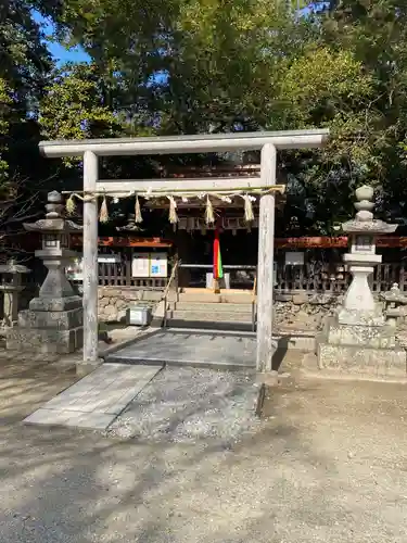 大屋都姫神社の鳥居