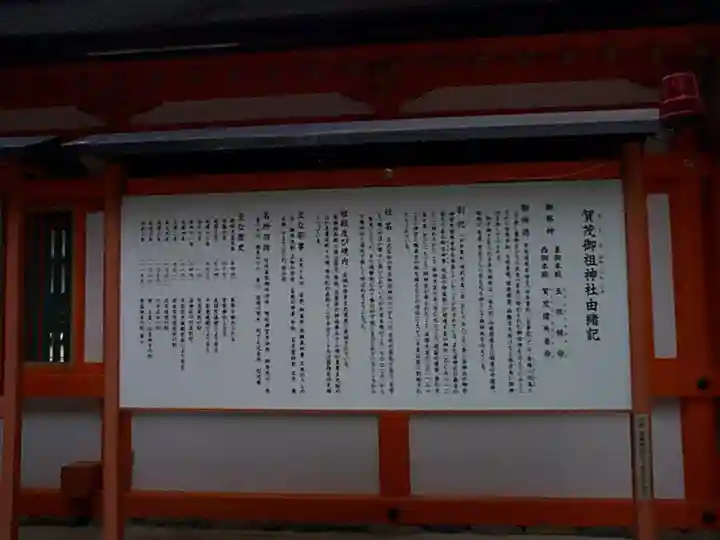 賀茂御祖神社(下鴨神社)の歴史