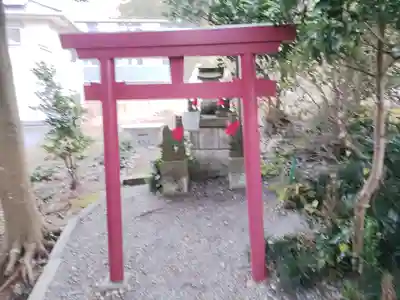 平出雷電神社の鳥居