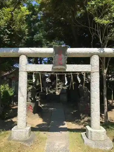 当代島稲荷神社の鳥居