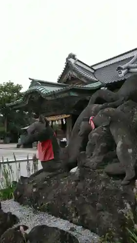 箭弓稲荷神社の狛犬