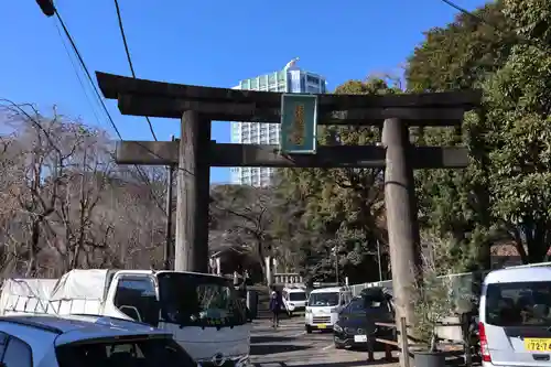 芝東照宮の鳥居