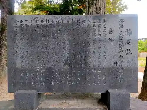 神明社（小間町）の歴史