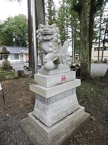 宇奈己呂和気神社の狛犬