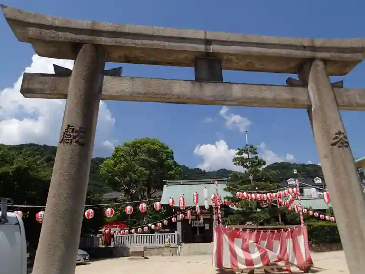 鷺宮八幡神社(保久良神社末社・お旅所)の鳥居
