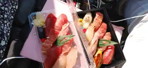 海南神社の食事