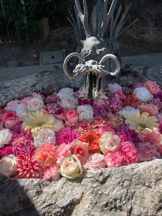 彌都加伎神社の手水舎