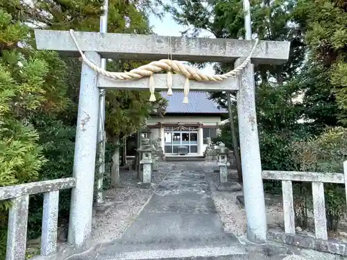 朝明神社の鳥居